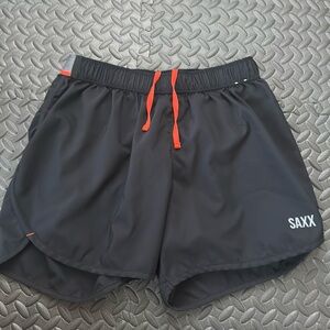 Saxx Hightail 5” running short-Black-Small